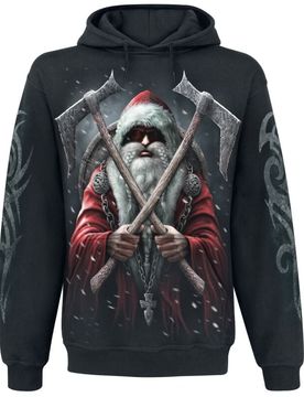 Kapuzenpullover - Sleigher Hoodie - S bis M - für Männer - Größe M - schwarz - Männer - male