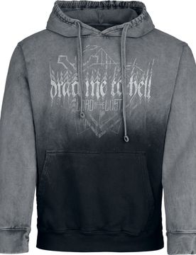 Kapuzenpullover - To Hell - M bis XXL - für Männer - Größe M - dunkelgrau/hellgrau - EMP exklusives Merchandise! - Männer - male