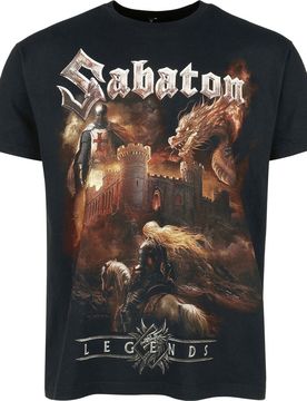 T-Shirt - Castle - L bis 4XL - für Männer - Größe L - schwarz - EMP exklusives Merchandise! - Männer - male