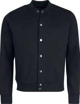 Collegejacke - Schwarz - S bis 3XL - für Männer - Größe S - schwarz - Lizenziertes Merchandise! - Männer