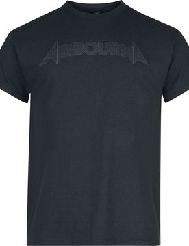 T-Shirt - Black On Black Logo - S bis 4XL - für Männer - Größe L - schwarz - Lizenziertes Merchandise! - Männer - male