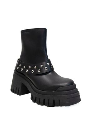 Gothic Stiefel - Eris Vegan - EU36 bis EU41 - für Damen - Größe EU37 - schwarz - Frauen - female