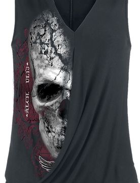 Top - Devil Skull Pact - S bis 4XL - für Damen - Größe 4XL - schwarz - Frauen - female