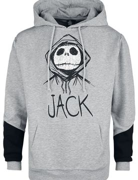 Disney Kapuzenpullover - Jack - M bis XXL - für Männer - Größe M - grau meliert - EMP exklusives Merchandise! - Männer - male