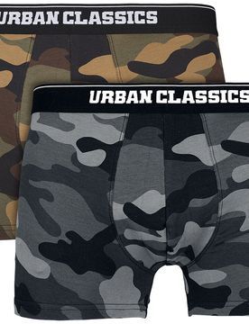 Camouflage/Flecktarn Boxershort-Set - 2-Pack Camo Boxer Shorts - S bis XXL - für Männer - Größe M - camouflage - Männer - male