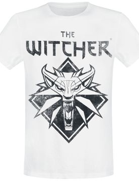 Gaming T-Shirt - Wolf Logo - S bis XXL - für Männer - Größe XL - weiß - Männer - male