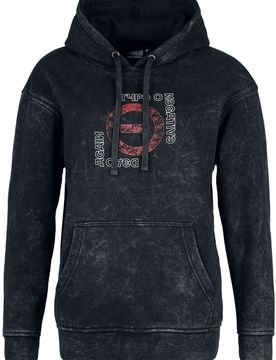 Kapuzenpullover - Rasputin - S bis XXL - für Damen - Größe XL - schwarz/silberfarben - EMP exklusives Merchandise! - Frauen - female