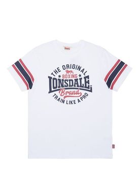 T-Shirt - BARTON - S bis 3XL - für Männer - Größe L - weiß - Männer - male