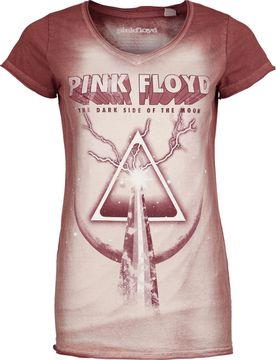 T-Shirt - Dark Side - S bis 4XL - für Damen - Größe 3XL - rot/weiß - Lizenziertes Merchandise! - Frauen - female
