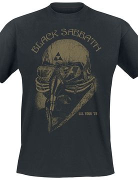 T-Shirt - U.S. Tour '78 - S bis 5XL - für Männer - Größe 3XL - schwarz - Lizenziertes Merchandise! - Männer - male