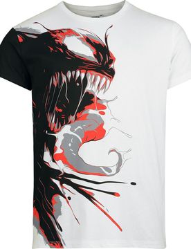 Marvel T-Shirt - Venom - S bis 3XL - für Männer - Größe S - weiß/schwarz - EMP exklusives Merchandise! - Männer - male