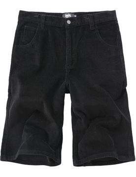 Short - Baggy Shorts black Cord - 29 bis 40 - für Männer - Größe 29 - schwarz - Männer - male