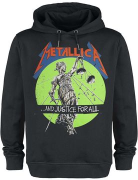 Kapuzenpullover - Amplified Collection - No Justice For All - S - für Männer - Größe S - schwarz - Lizenziertes Merchandise! - Männer - male