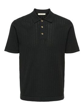 Poloshirt - ONSMOON REG 12 SS POLO KNIT NOOS - S bis L - für Männer - Größe S - schwarz - Männer - male