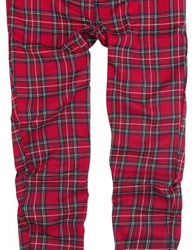 Gothic Stoffhose - Tartan Pants - S bis 4XL - für Männer - Größe 4XL - rot - Männer - male