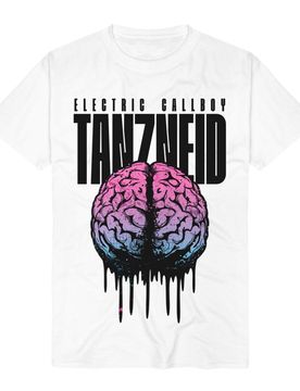T-Shirt - TANZNEID Melting Brain - S bis 5XL - für Männer - Größe 3XL - weiß - Lizenziertes Merchandise! - Männer - male