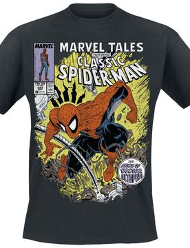 Marvel T-Shirt - Comic Battle - S bis 5XL - für Männer - Größe XL - schwarz - Lizenzierter Fanartikel - Männer - male