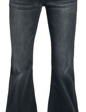 Jeans für Damen schwarz "Jil - Schwarze Jeans mit leichter Waschung" von - Frauen - female