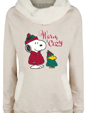 Sweatshirt - Warm & Cozy - S bis XL - für Damen - Größe M - beige - EMP exklusives Merchandise! - Frauen - female