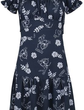 Kleid knielang - Patronus - M bis XXL - für Damen - Größe XL - multicolor - EMP exklusives Merchandise! - Frauen - female
