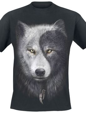 Gothic T-Shirt - Wolf Chi - S bis 4XL - für Männer - Größe 4XL - schwarz - Männer - male
