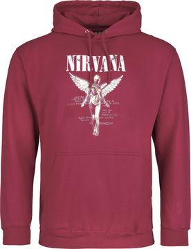 Kapuzenpullover - In Utero - S bis 3XL - für Männer - Größe L - dunkelrot - Lizenziertes Merchandise! - Männer - male