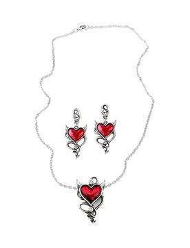 Gothic Halskette - Devil Heart Bundle - für Damen - schwarz - Frauen - female