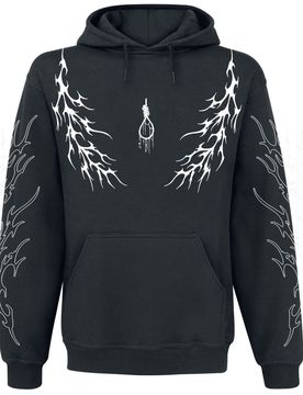 Kapuzenpullover - Eyes Tourhoodie - S bis M - für Männer - Größe M - schwarz - Lizenziertes Merchandise! - Männer - male