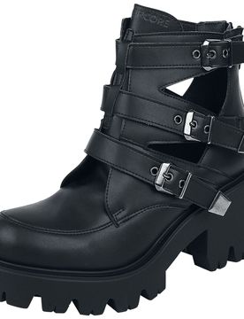 Gothic Boot - Randa Vegan - EU36 bis EU41 - für Damen - Größe EU41 - schwarz - Frauen - female