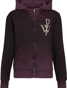 Kapuzenjacke - Crest - S bis L - für Damen - Größe M - rot - EMP exklusives Merchandise! - Frauen - female
