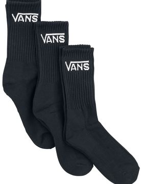 Socken - Classic Crew (3er Pack) - EU38-42 bis EU43-47 - Größe EU 43-47 - schwarz - Unisex - unisex