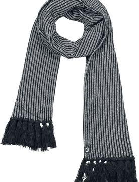 Schal schwarz/weiß "Snow and Cold" von - Unisex - unisex