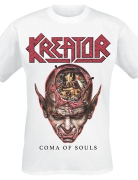 T-Shirt - Coma of souls - S bis 3XL - für Männer - Größe 3XL - weiß - Lizenziertes Merchandise! - Männer - male