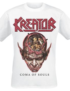 T-Shirt - Coma of souls - S bis 3XL - für Männer - Größe S - weiß - Lizenziertes Merchandise! - Männer - male