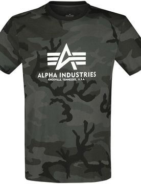 Camouflage/Flecktarn T-Shirt - Basic T - S bis XXL - für Männer - Größe XXL - camouflage - Männer - male