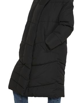 Wintermantel - NMTally Long Jacket - XS bis L - für Damen - Größe S - schwarz - Frauen - female