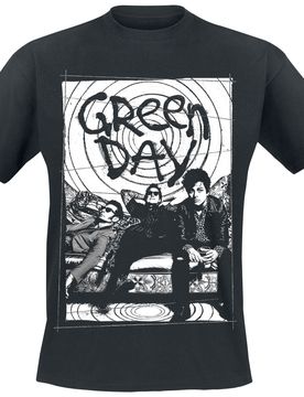 T-Shirt - Couch Photo - S bis XXL - für Männer - Größe L - schwarz - Lizenziertes Merchandise! - Männer - male