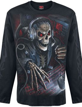 Gaming Langarmshirt - PC Gamer - L bis XXL - für Männer - Größe XXL - schwarz - Männer - male