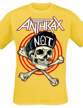 T-Shirt - Not Man - S - für Männer - Größe S - gelb - Lizenziertes Merchandise! - Männer - male