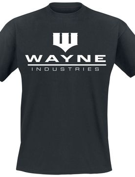 DC Comics T-Shirt - Wayne Industries - S bis XXL - für Männer - Größe XL - schwarz - Lizenzierter Fanartikel - Männer