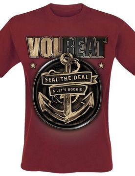 T-Shirt - Anchor - M bis XXL - für Männer - Größe M - rot - EMP exklusives Merchandise! - Männer - male