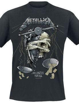 T-Shirt - LP Justice - S bis 5XL - für Männer - Größe L - schwarz - EMP exklusives Merchandise! - Männer - male