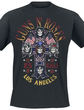 T-Shirt - Cali 1985 - S bis 3XL - für Männer - Größe L - schwarz - Lizenziertes Merchandise! - Männer - male