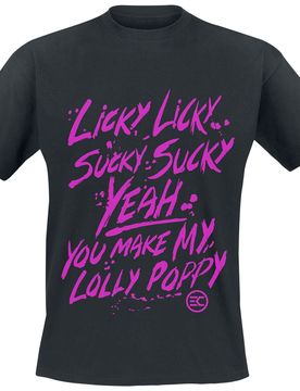 T-Shirt - Licky Licky - XL bis 3XL - für Männer - Größe 3XL - schwarz - Lizenziertes Merchandise! - Männer - male