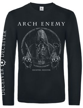 Langarmshirt - Deceiver - S bis XXL - für Männer - Größe XXL - schwarz - Lizenziertes Merchandise! - Männer - male