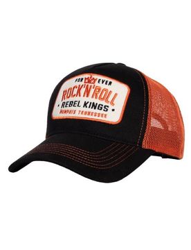 Rockabilly Cap - Rebel Kings Trucker Hat - schwarz - Unisex - unisex