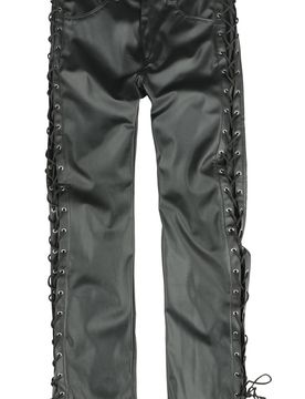 Gothic Kunstlederhose - Maximus Pants - W32L32 bis W38L34 - für Männer - Größe W34L34 - schwarz - Männer - male