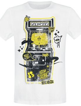 Gaming T-Shirt - Arcade Classic - S bis XXL - für Männer - Größe S - weiß - Männer - male