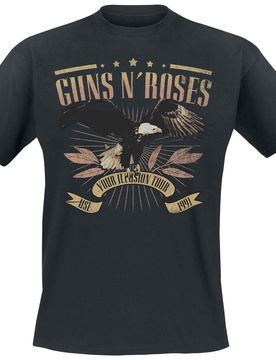 T-Shirt - Use Your Illusion Tour 1991 - S bis 3XL - für Männer - Größe XXL - schwarz - EMP exklusives Merchandise! - Männer - male