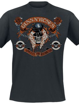 T-Shirt - Roses N Chains - S bis 3XL - für Männer - Größe 3XL - schwarz - Lizenziertes Merchandise! - Männer - male